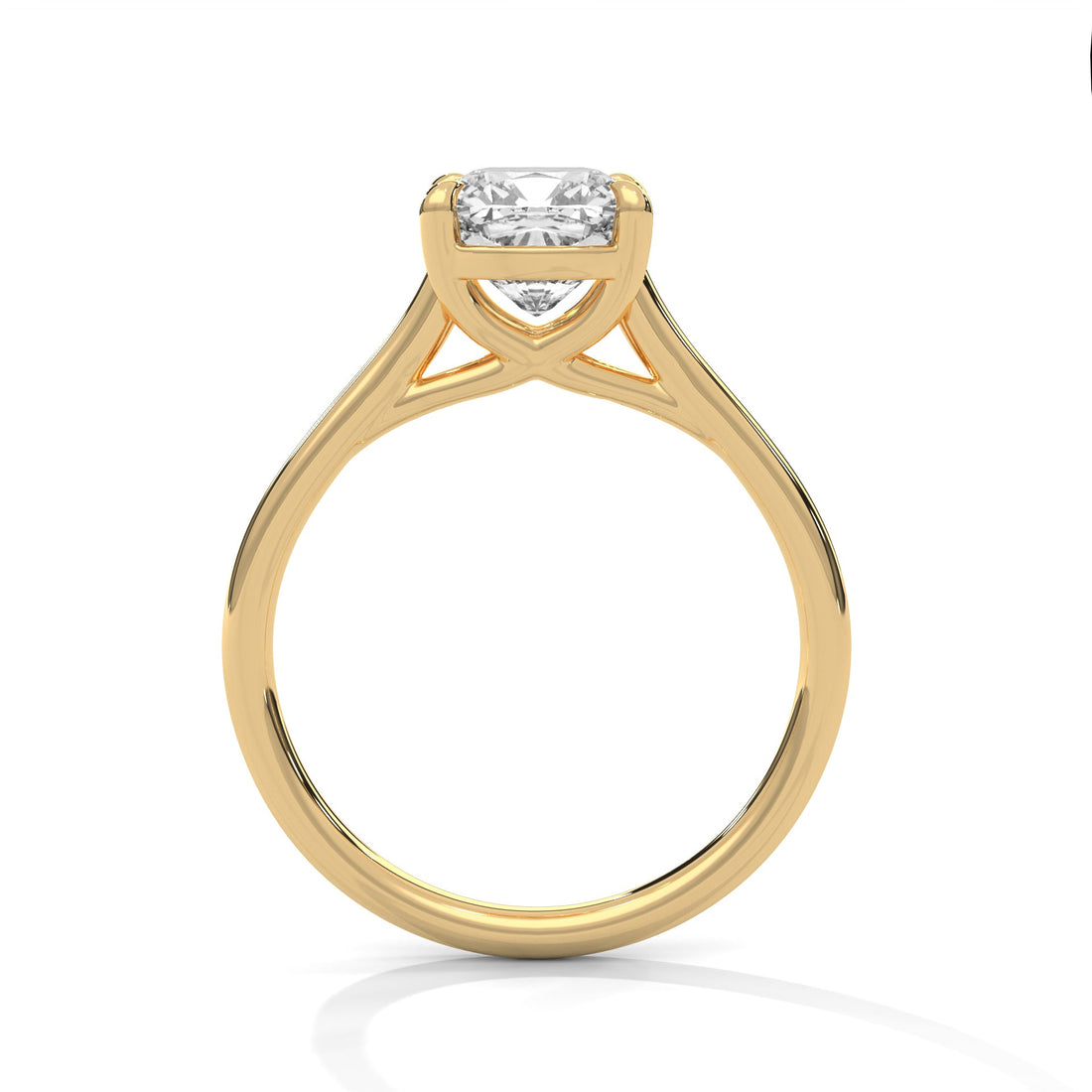 Timeless Elegance 2 CT Cushion-Cut Diamond Solitaire Ring | F-VS1
