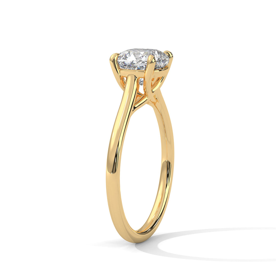 Noelle 3ct Cushion Lab-Grown Diamond Solitaire Engagement Ring