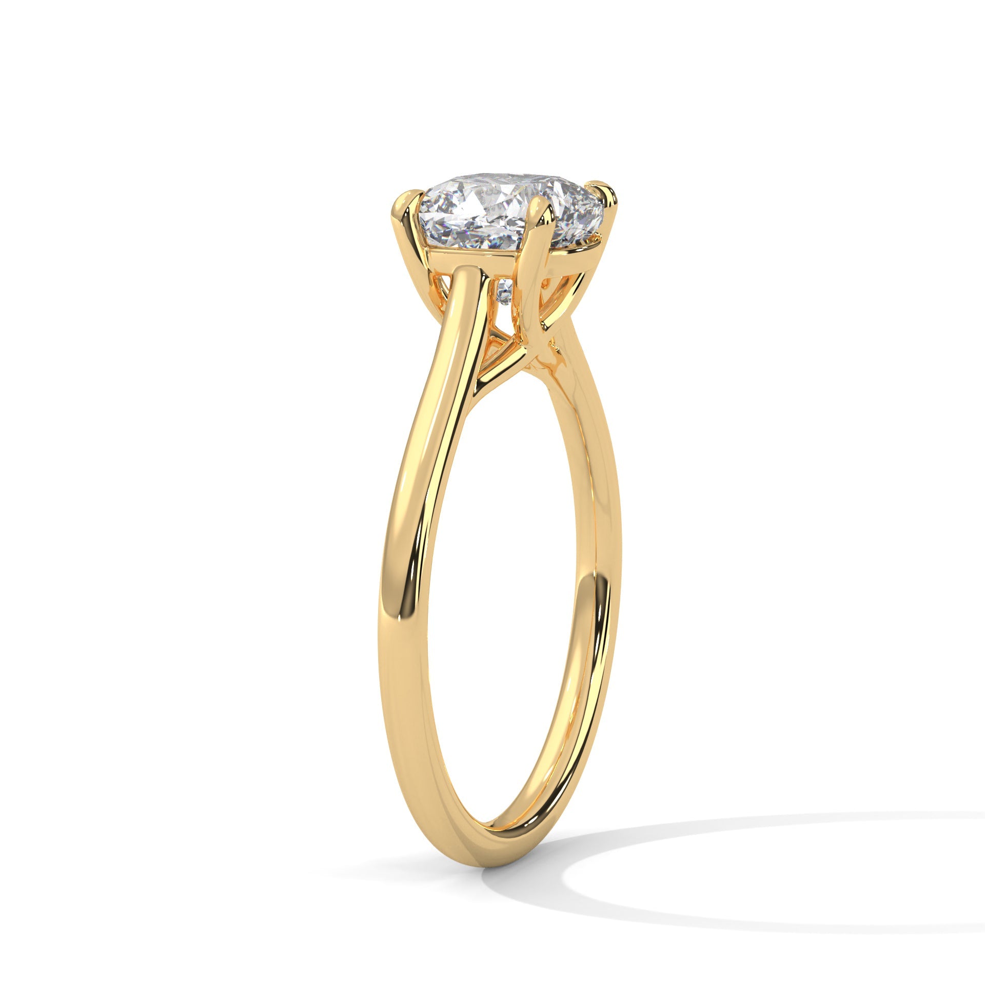 Timeless Elegance 2 CT Cushion-Cut Diamond Solitaire Ring | F-VS1