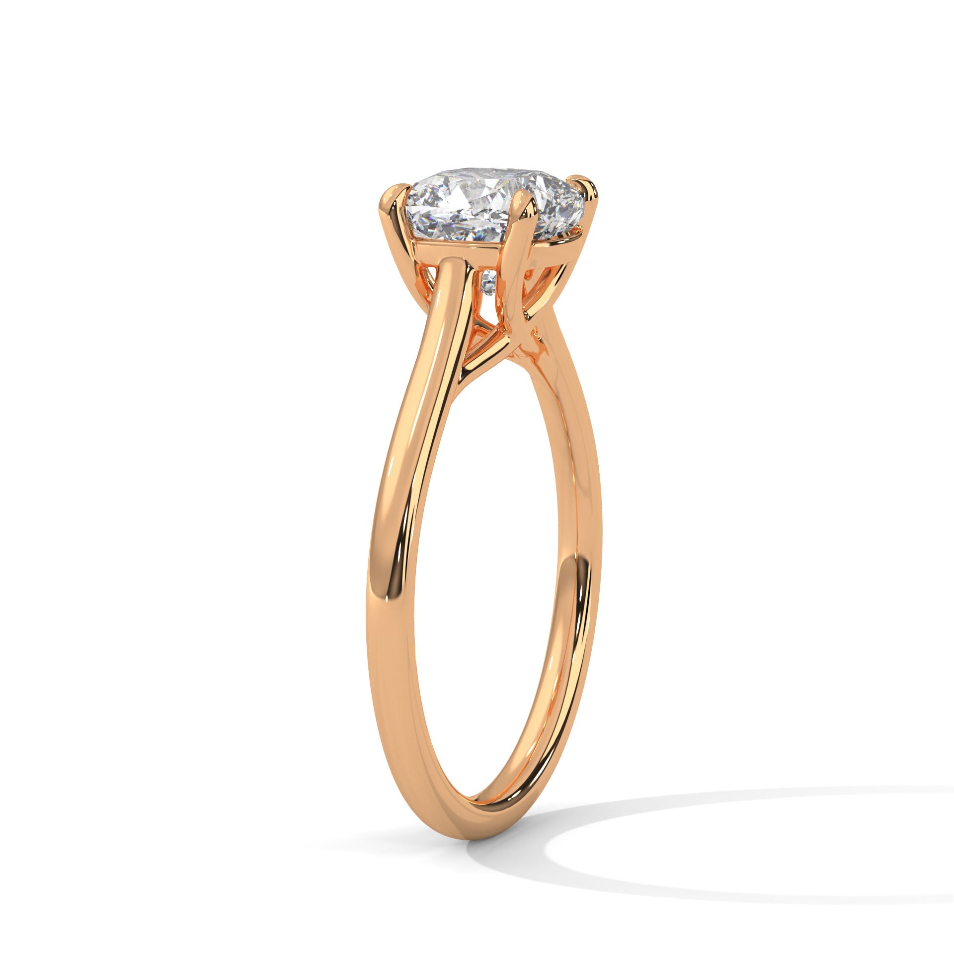 Timeless Elegance 2 CT Cushion-Cut Diamond Solitaire Ring | F-VS1
