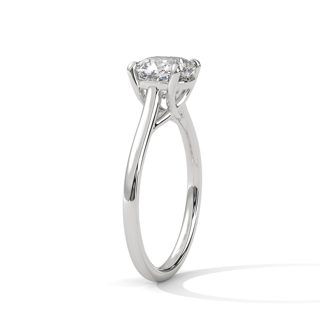 Timeless Elegance 2 CT Cushion-Cut Diamond Solitaire Ring | F-VS1