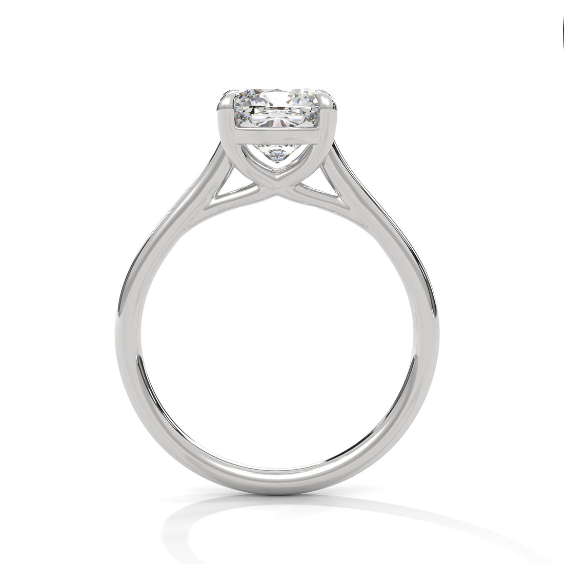 Timeless Elegance 2 CT Cushion-Cut Diamond Solitaire Ring | F-VS1