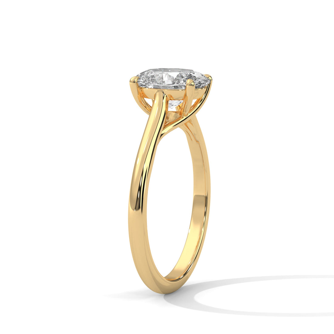 Radiance 2.0ct Oval Lab Diamond Engagement Ring | E VS1