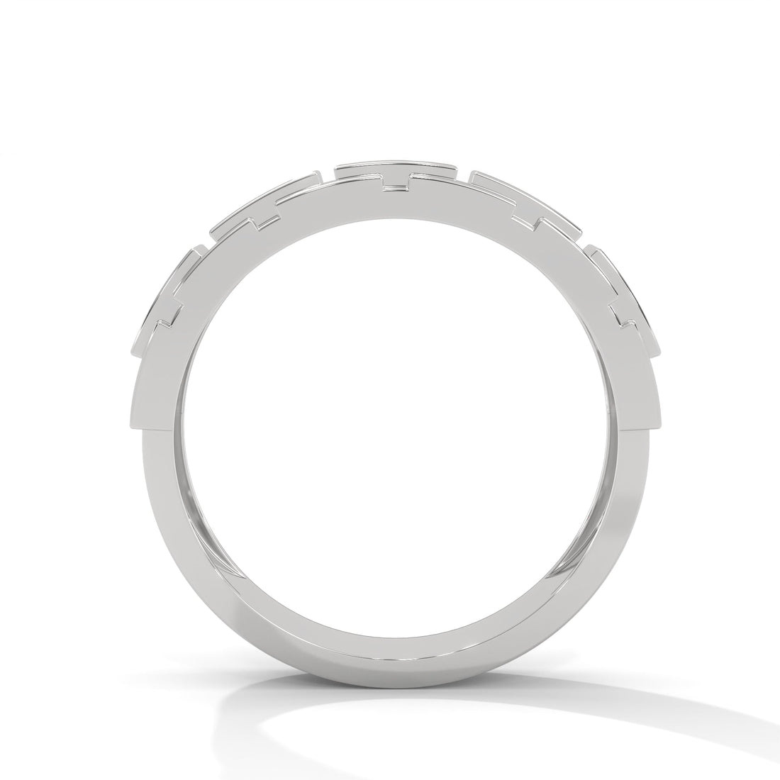 Imperium 0.45 CTW Round Lab-Grown Diamond Multi-Panel Men's Ring
