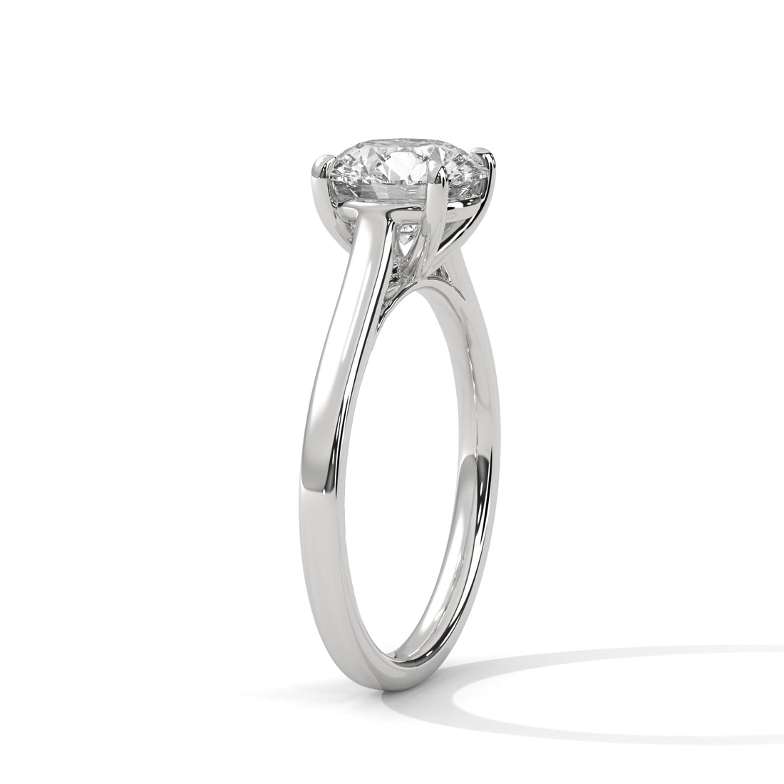 Elegant Brilliance 1 CT Lab Grown Diamond Round-Cut Solitaire Ring