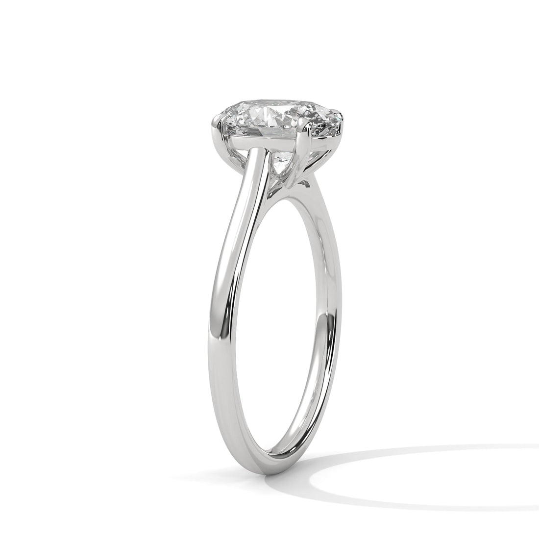 Opulent Grace 3CT Oval Lab-Grown Diamond Engagement Ring