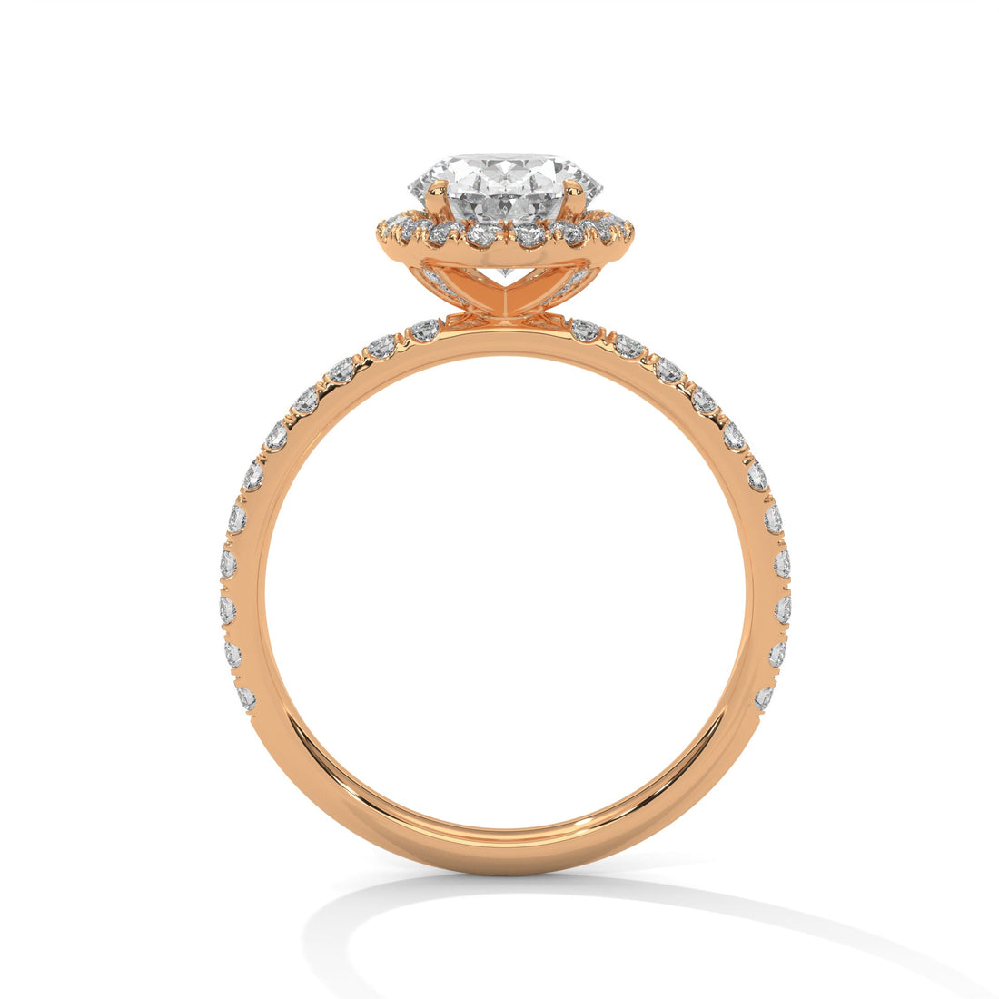 Regalia 2.48 CTW Oval Cut Diamond Halo Engagement Ring | E VS1