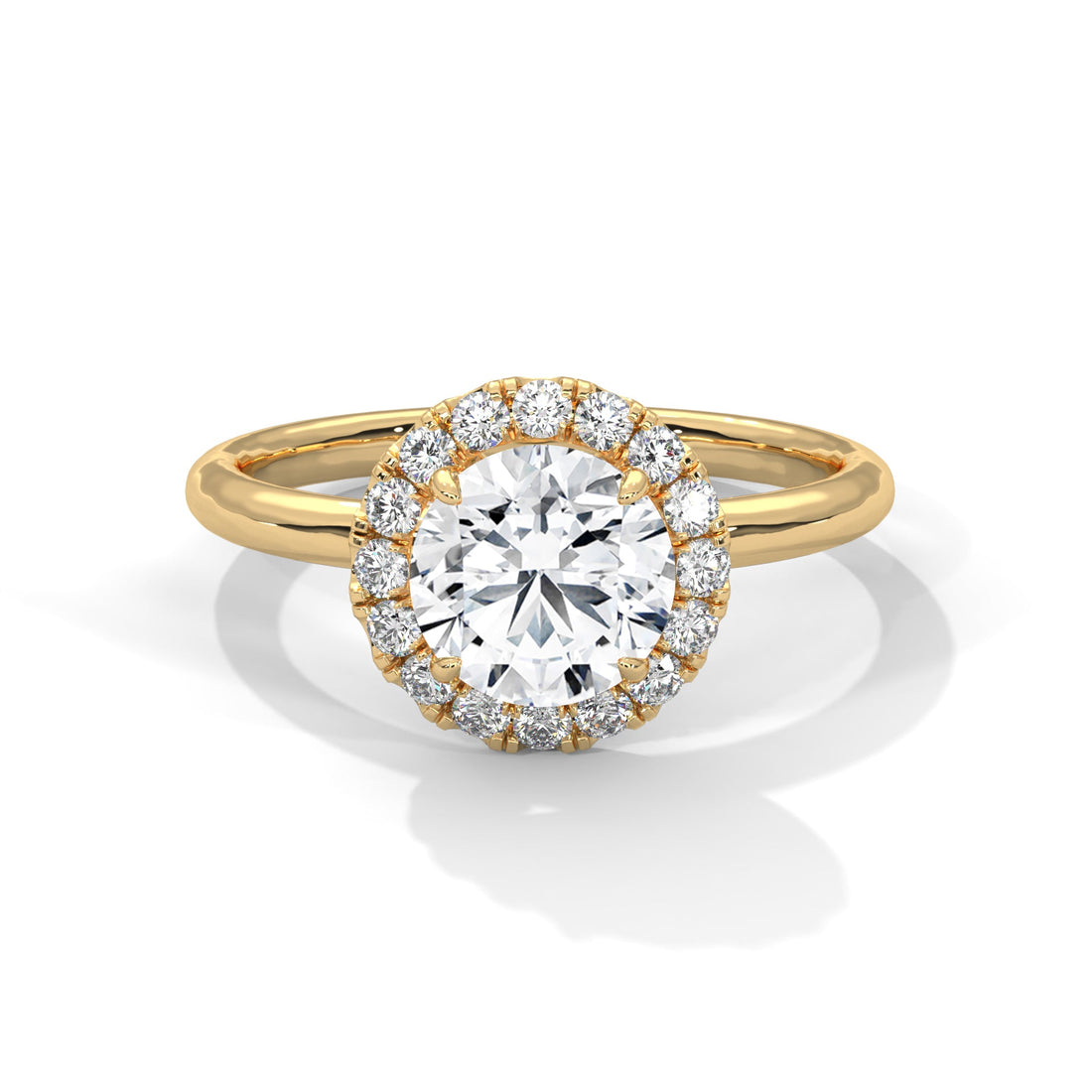 Lab-Created 3 CT Classic Round-Cut Lab Grown Diamond Ring | 3.19 CTW