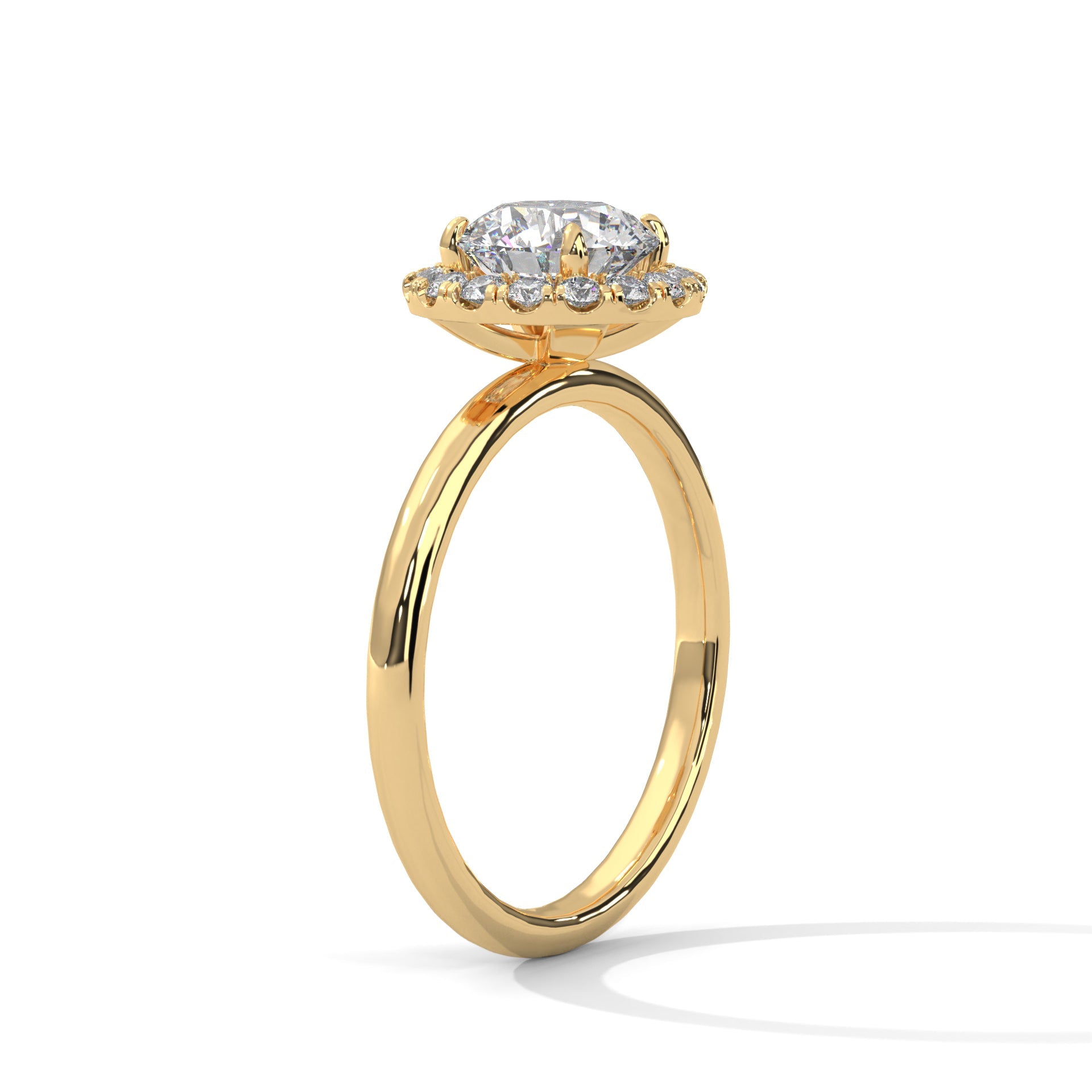 Lab-Created 3 CT Classic Round-Cut Lab Grown Diamond Ring | 3.19 CTW