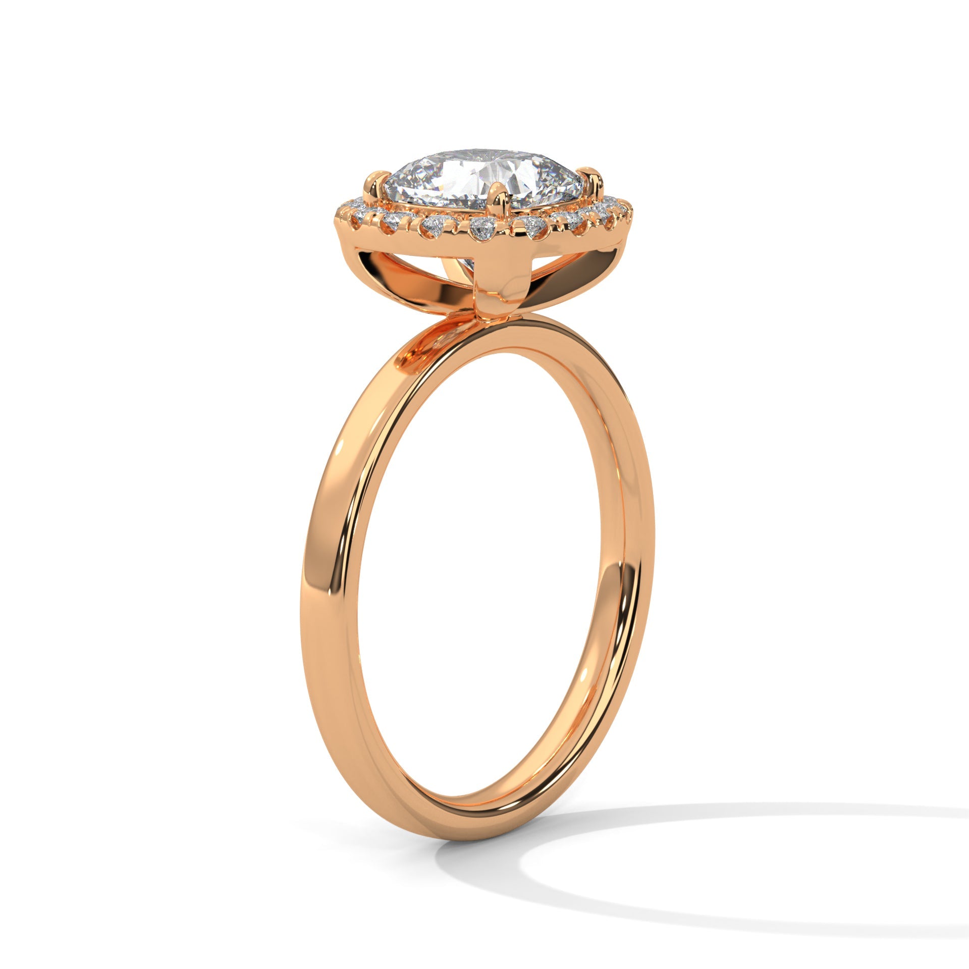 Halo 3 CT Cushion-Cut Lab Grown Diamond Ring | 3.24 CTW