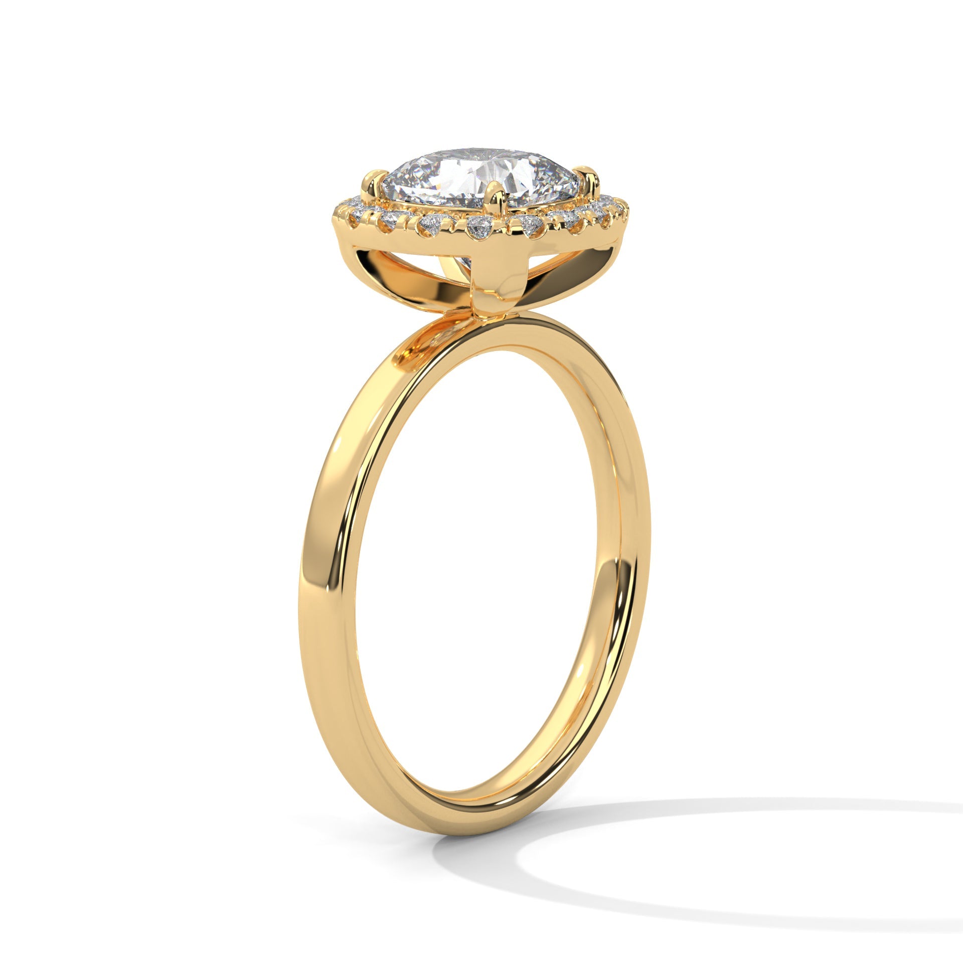 Halo 3 CT Cushion-Cut Lab Grown Diamond Ring | 3.24 CTW