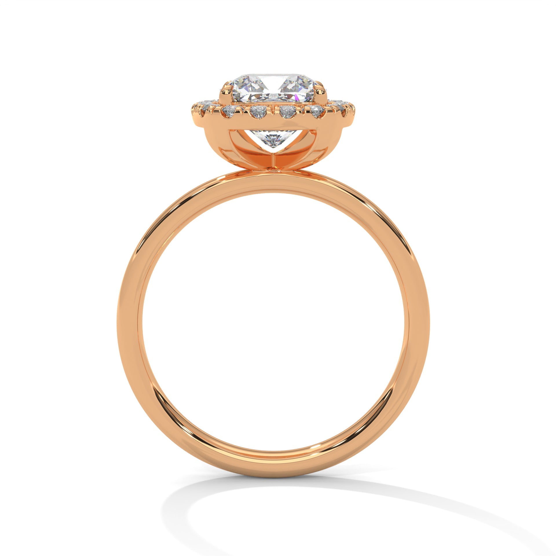 Halo 3 CT Cushion-Cut Lab Grown Diamond Ring | 3.24 CTW