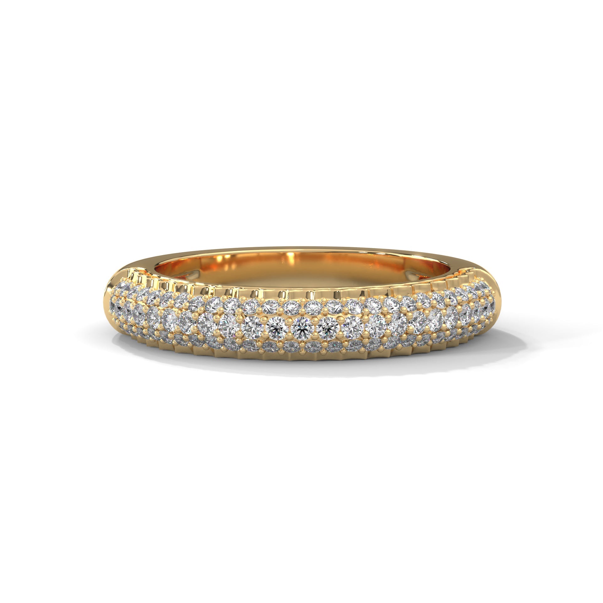 The Gleaming Band 0.45 CTW Round-Cut Diamond Ladies' Ring | 14K/18K Gold