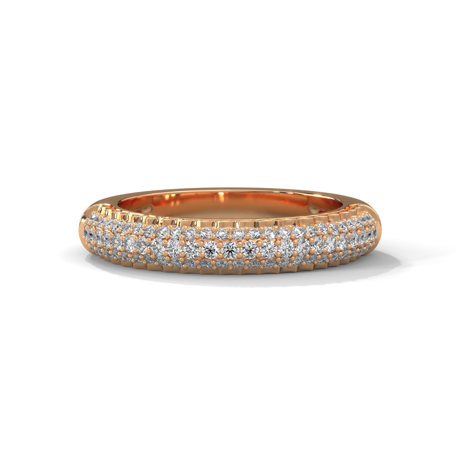 The Gleaming Band 0.45 CTW Round-Cut Diamond Ladies' Ring | 14K/18K Gold