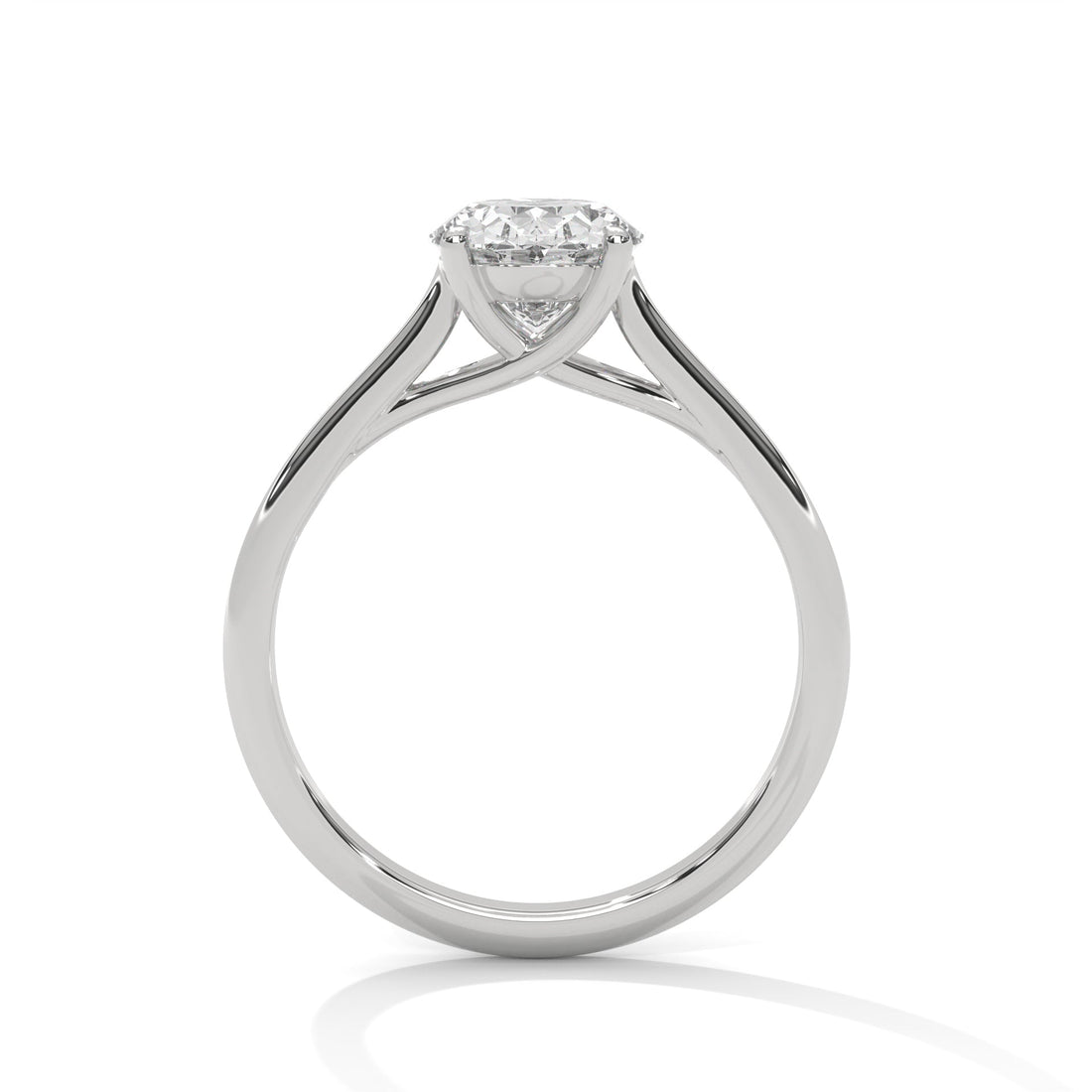 Radiance 2.0ct Oval Lab Diamond Engagement Ring | E VS1