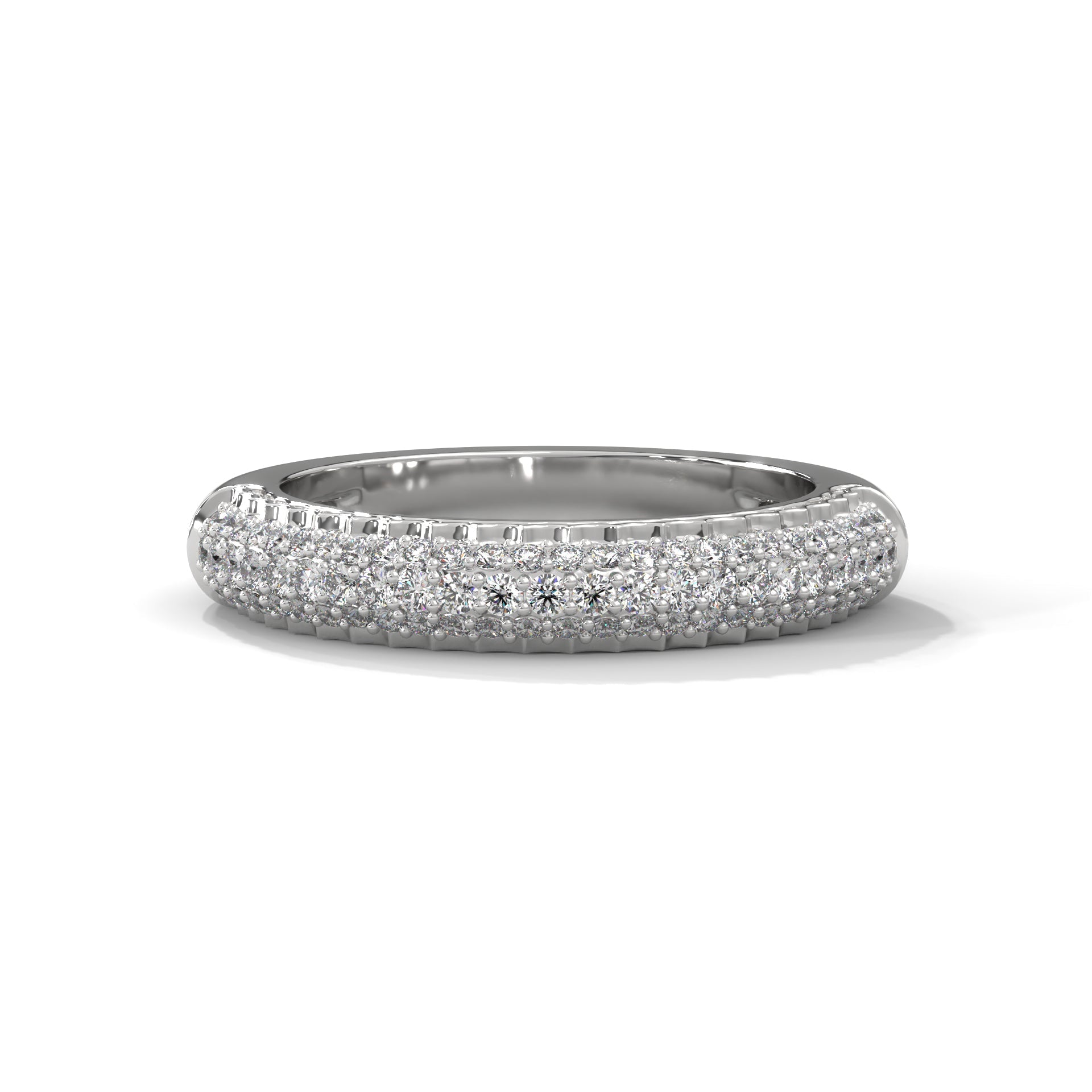 The Gleaming Band 0.45 CTW Round-Cut Diamond Ladies' Ring | 14K/18K Gold