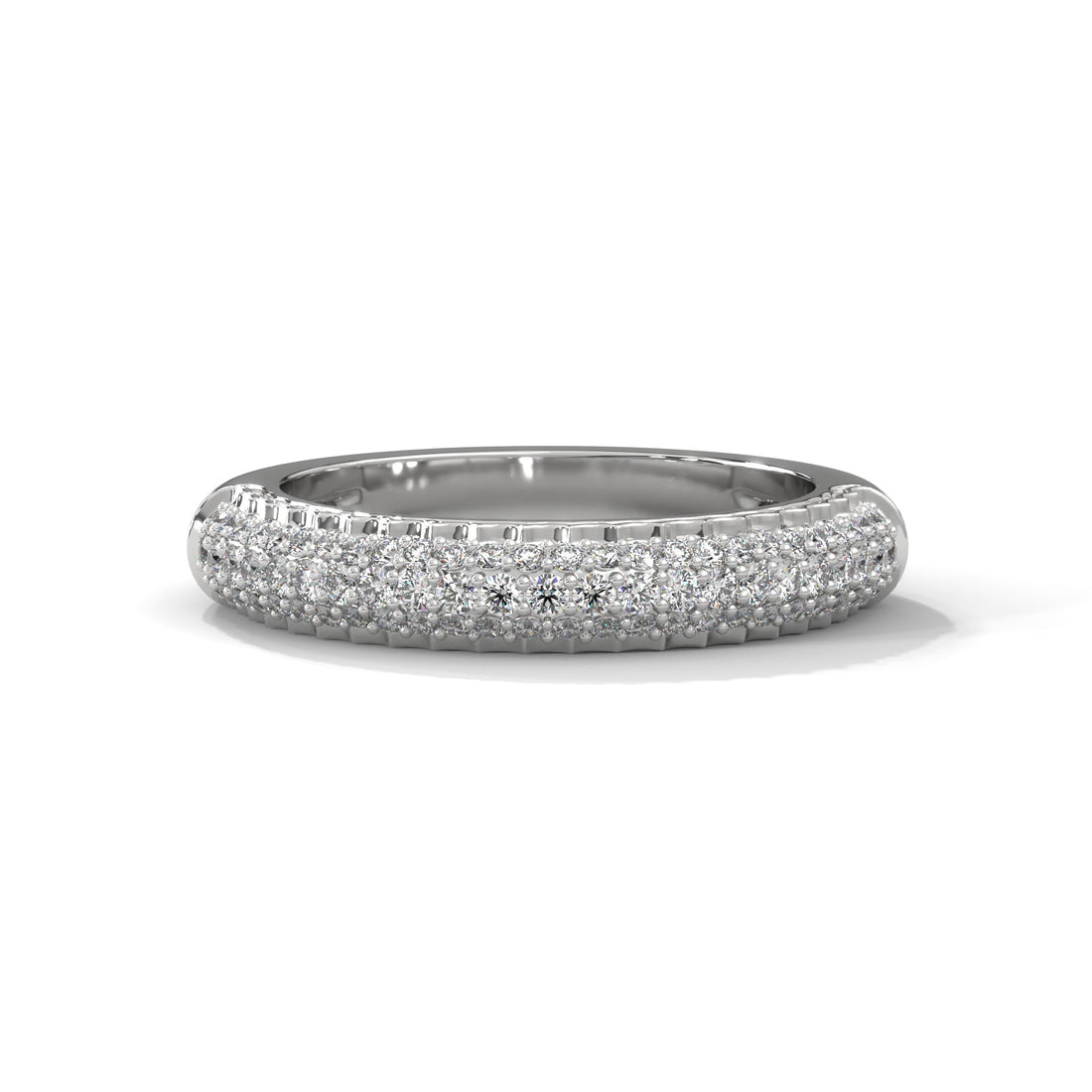 The Gleaming Band 0.45 CTW Round-Cut Diamond Ladies' Ring | 14K/18K Gold