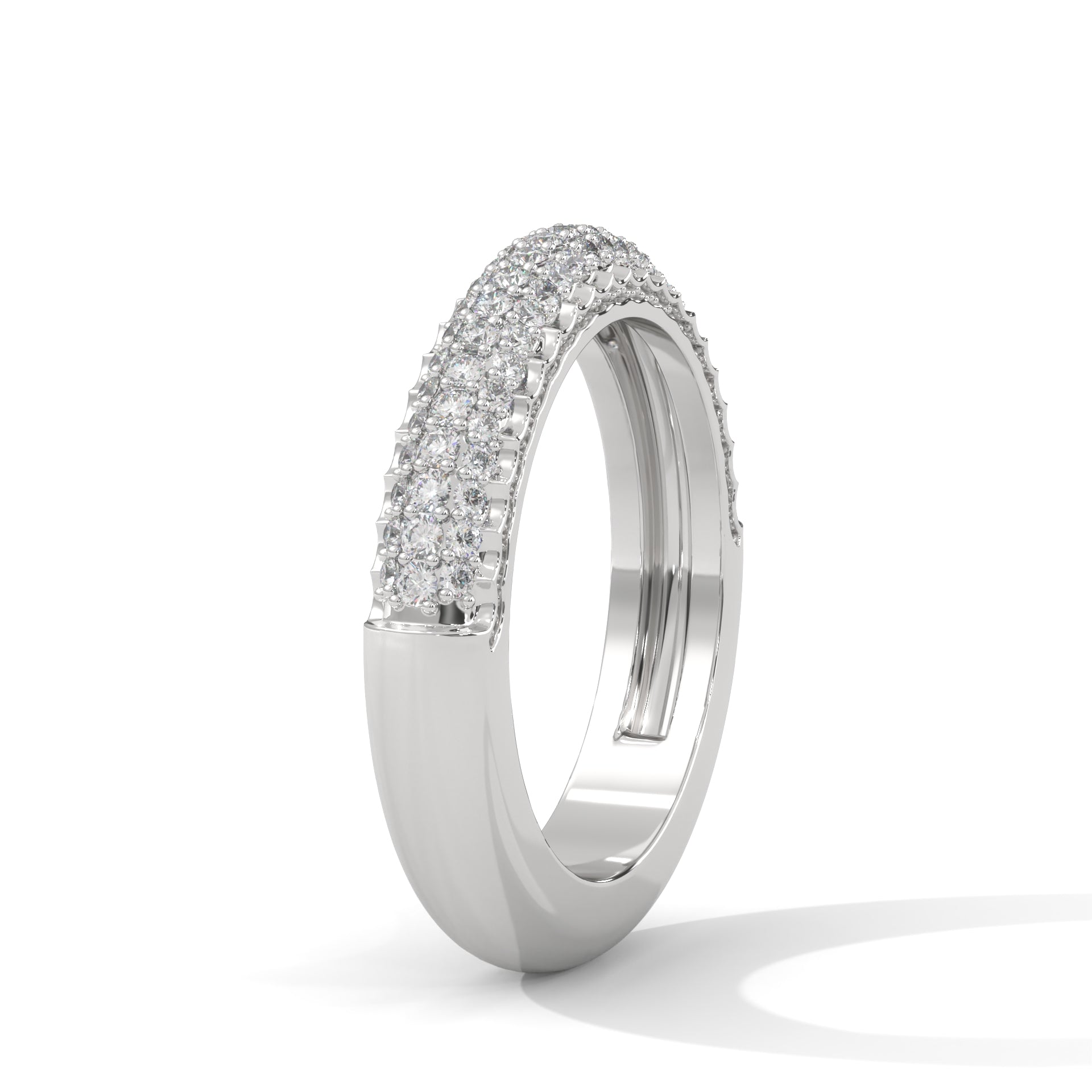 The Gleaming Band 0.45 CTW Round-Cut Diamond Ladies' Ring | 14K/18K Gold