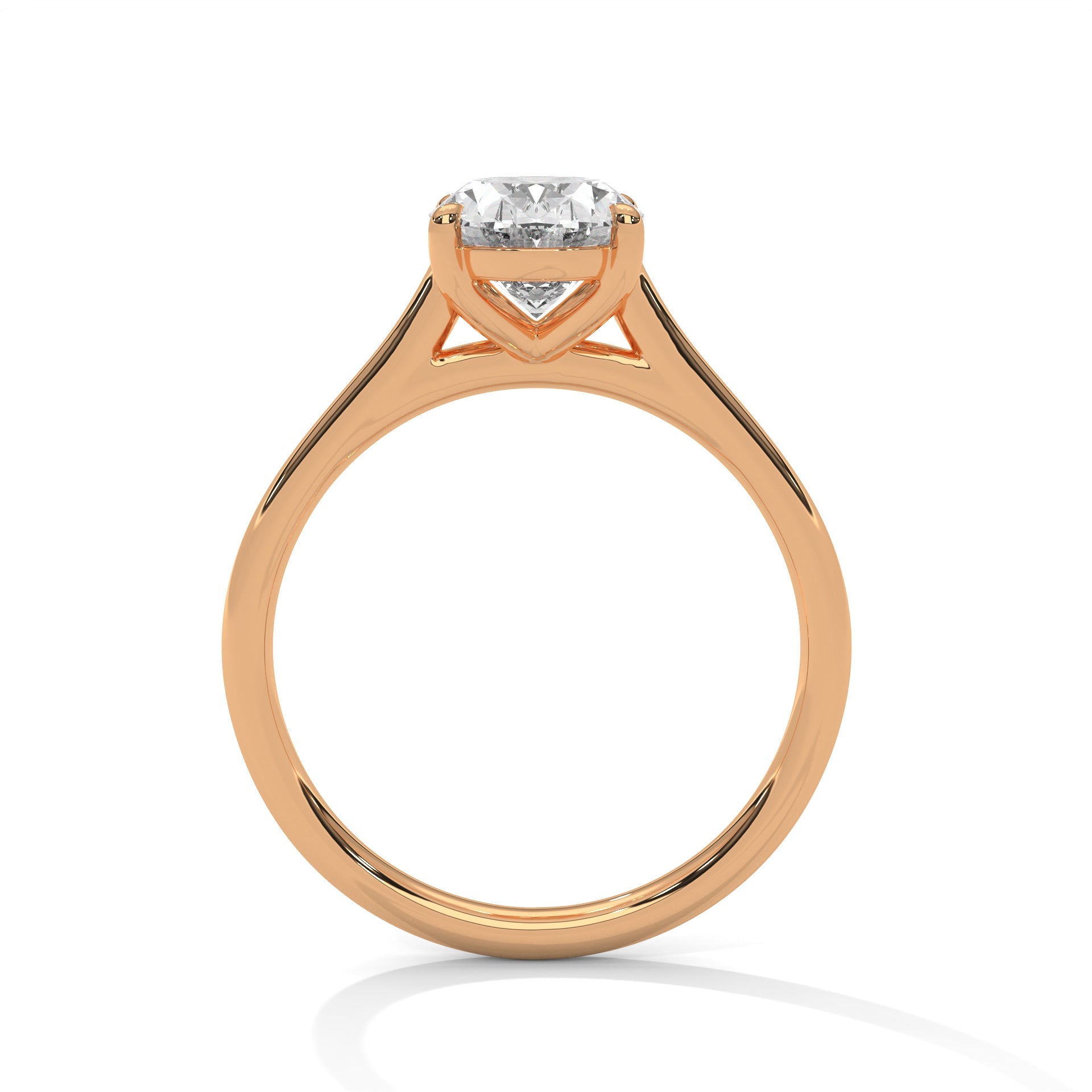 Opulent Grace 3CT Oval Lab-Grown Diamond Engagement Ring
