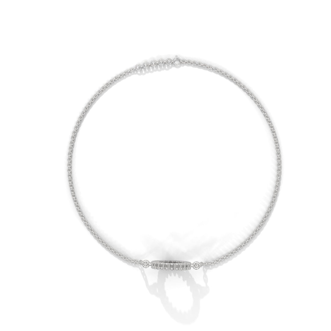 EternaCircle Pave-Set Lab-Grown Diamond Gold Bracelet | 0.19 CTW
