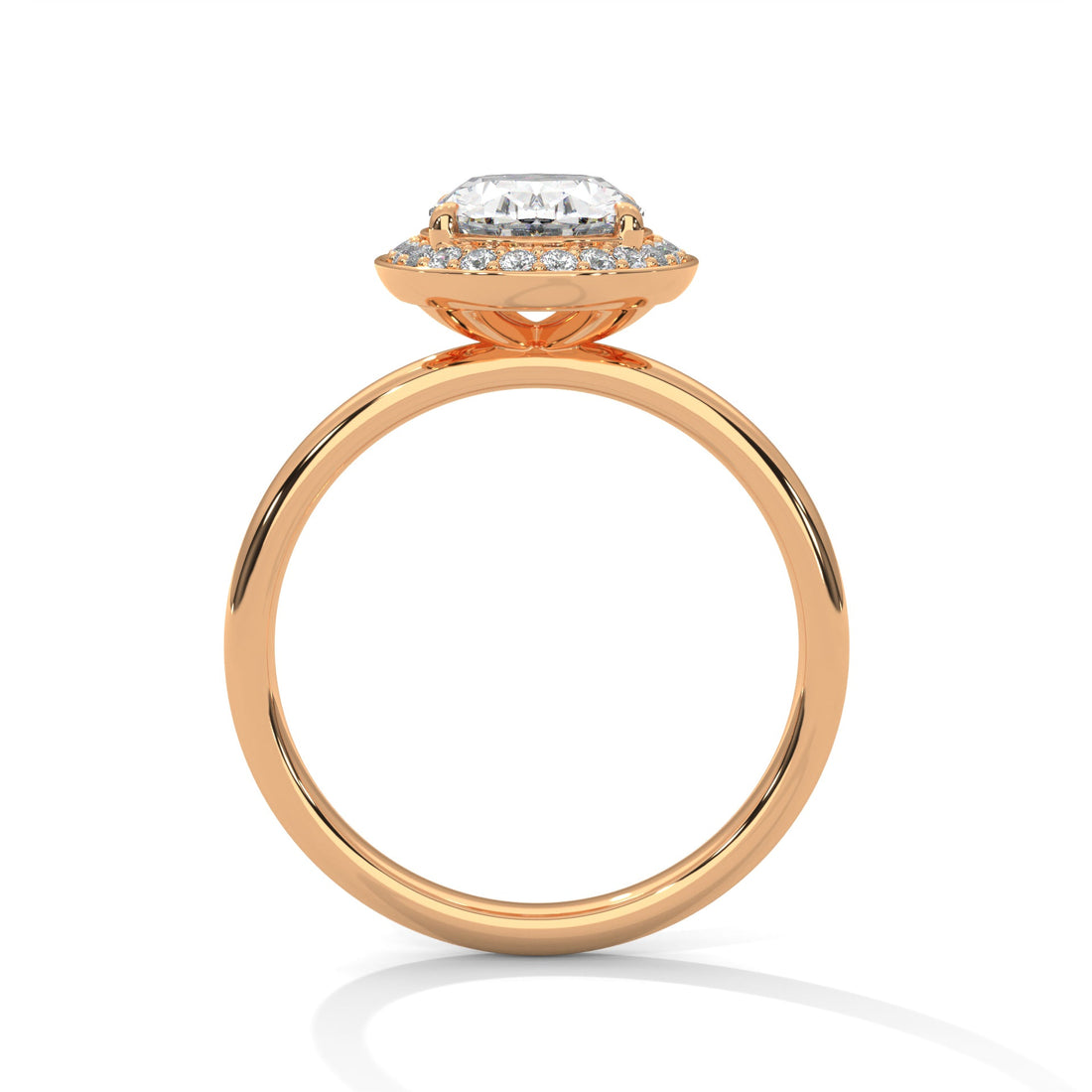 Timeless Halo 3 CT Oval-Cut Lab Grown Diamond Ring | 3.18 CTW
