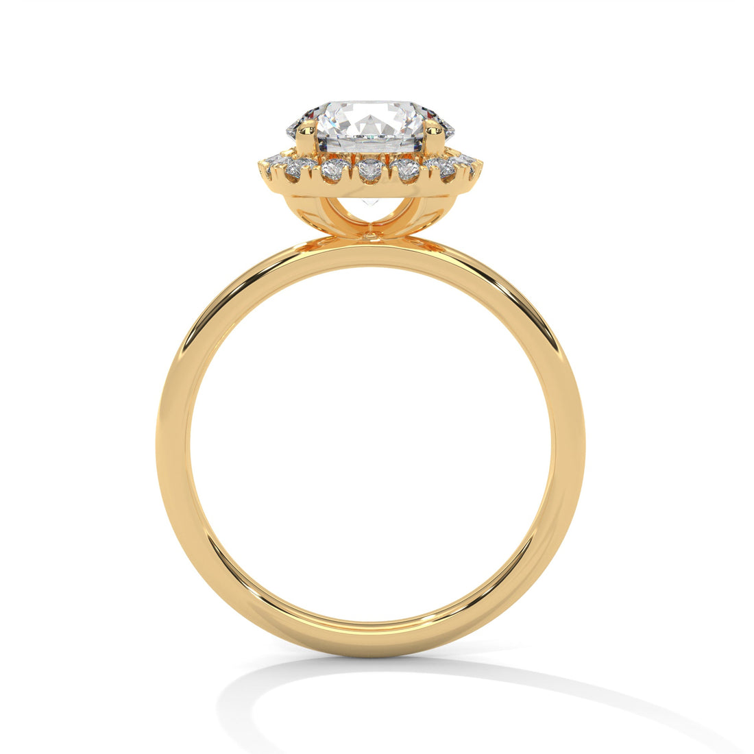 Regal Cushion Halo 3 CTW Round-Cut Lab Grown Diamond Ring | 3.25 CTW