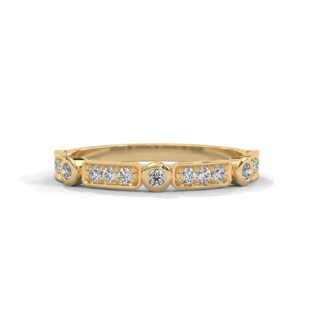 The Dazzling Array 0.23 CTW Round-Cut Diamond Ladies' Ring | 14K/18K Gold
