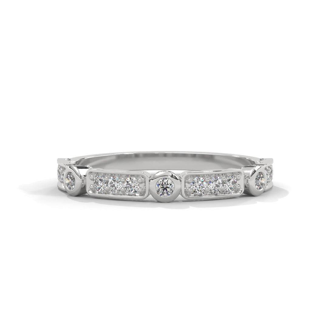 The Dazzling Array 0.23 CTW Round-Cut Diamond Ladies' Ring | 14K/18K Gold