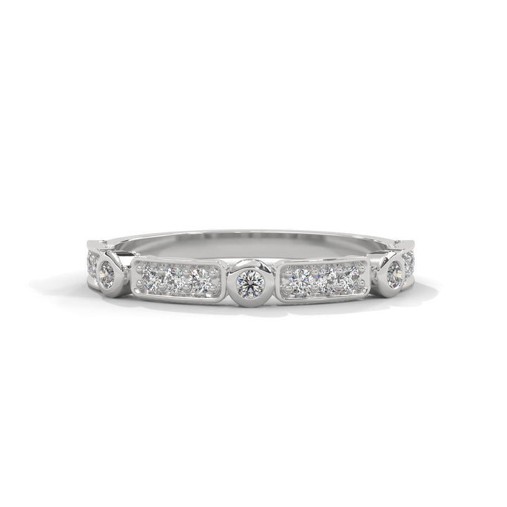 The Dazzling Array 0.23 CTW Round-Cut Diamond Ladies' Ring | 14K/18K Gold