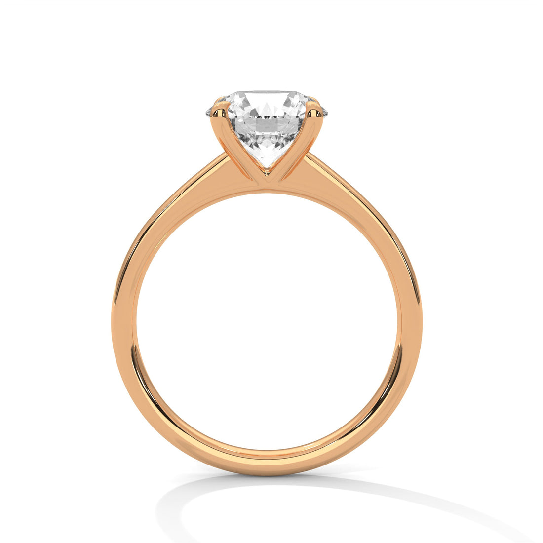 Pure Brilliance 1.5 CT Round-Cut Lab Grown Diamond Solitaire Ring | E VS1