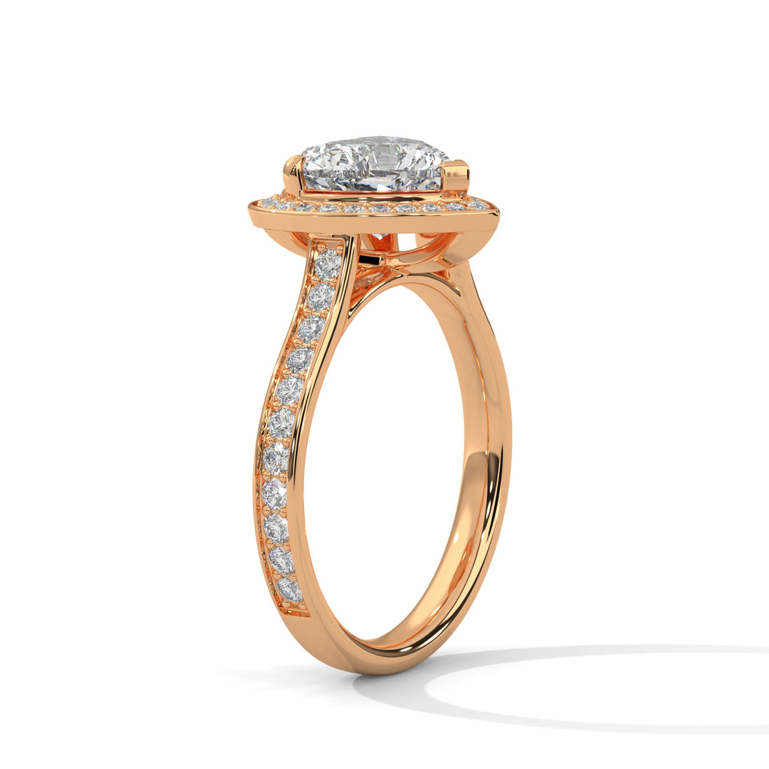 Halo 3 CTW Heart-Cut Lab Grown Diamond Ring | 3.46 CTW