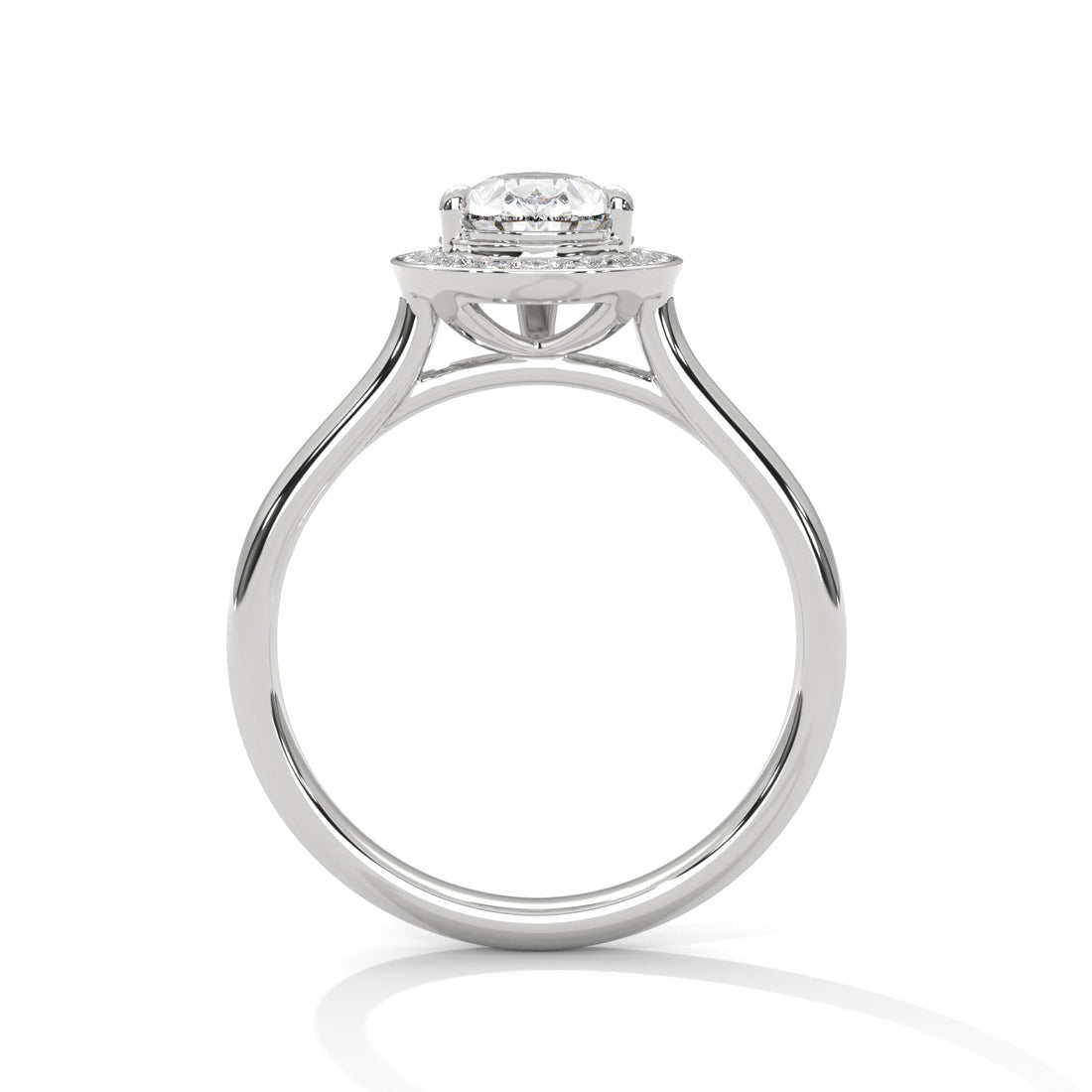 Elysian Halo 1.5 CTW Pear-Cut Lab Grown Diamond Ring | 1.64 CTW
