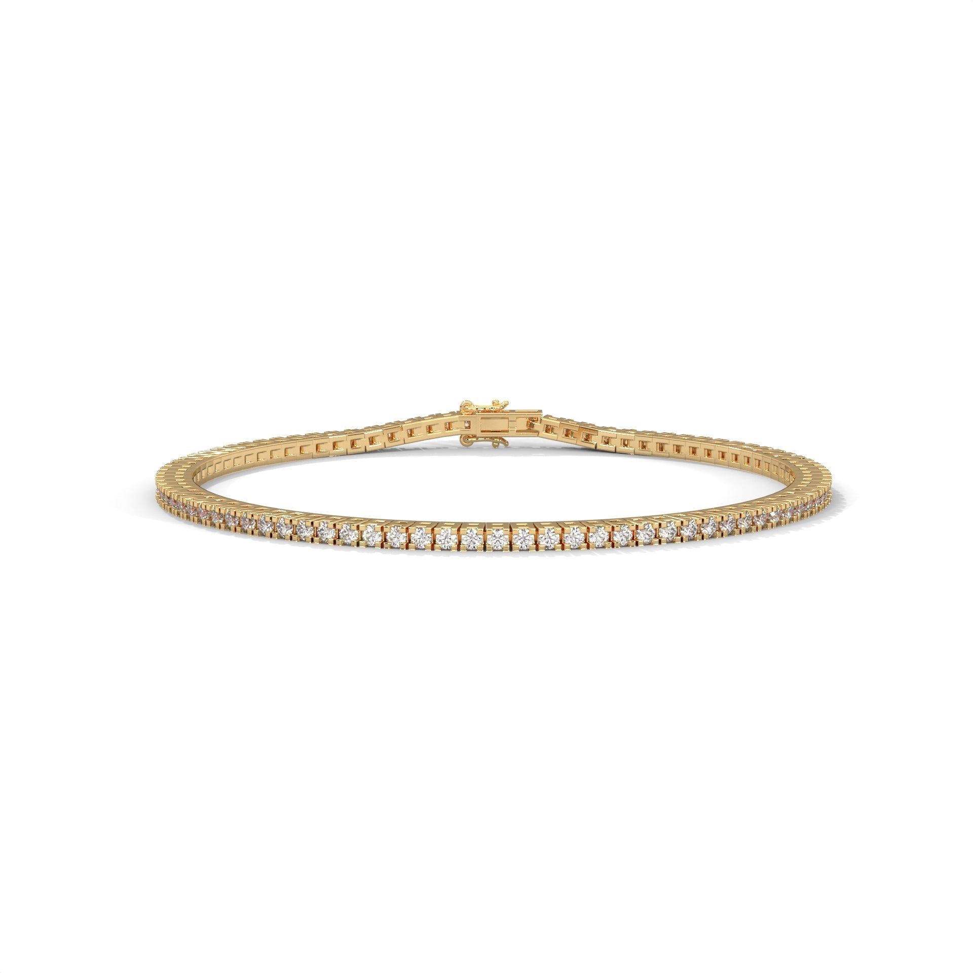 Lumière Classic Round-Cut Lab-Grown Diamond Tennis Bracelet | 2.18 CTW