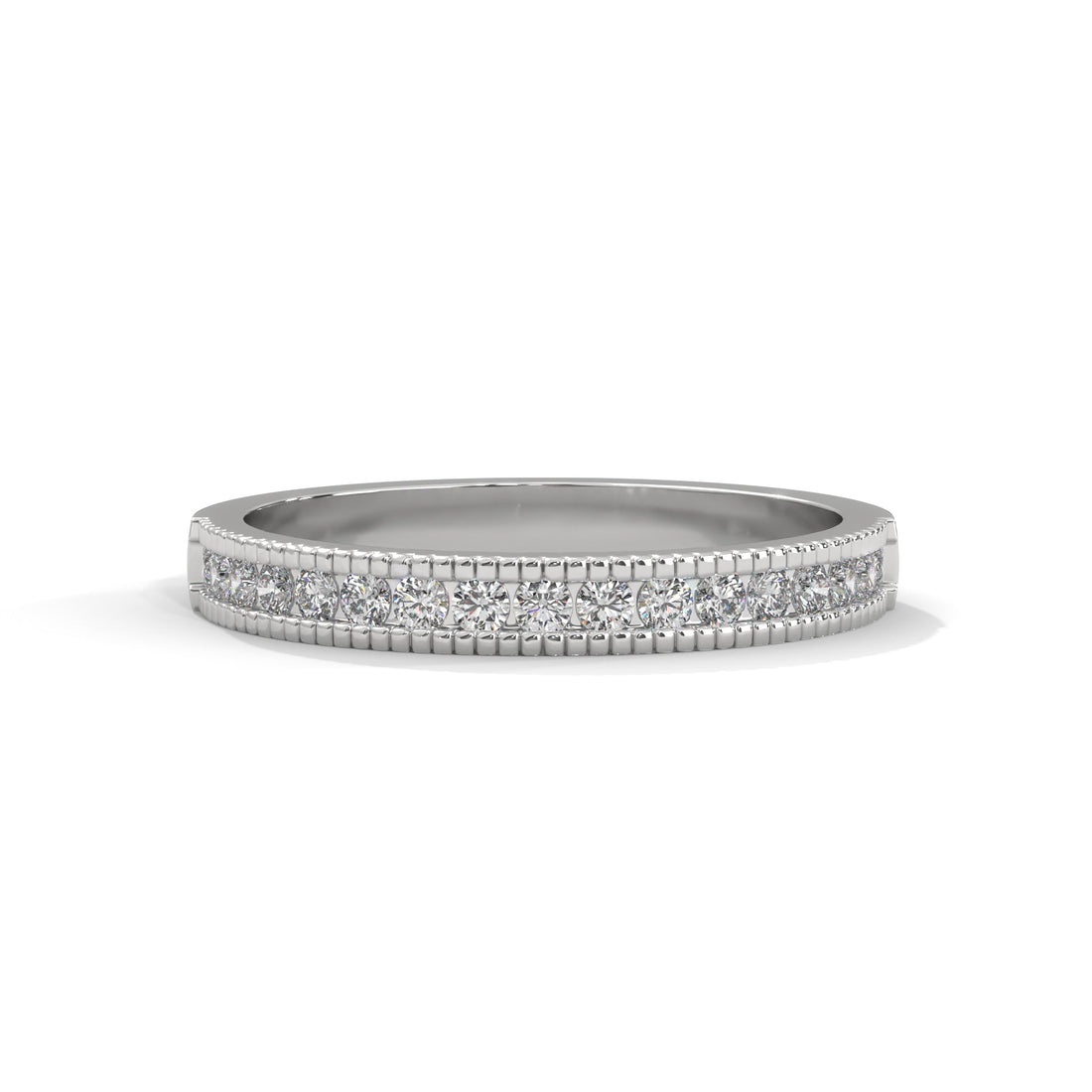 The Radiant Channel 0.31 CTW Round-Cut Diamond Ladies' Ring | 14K/18K Gold