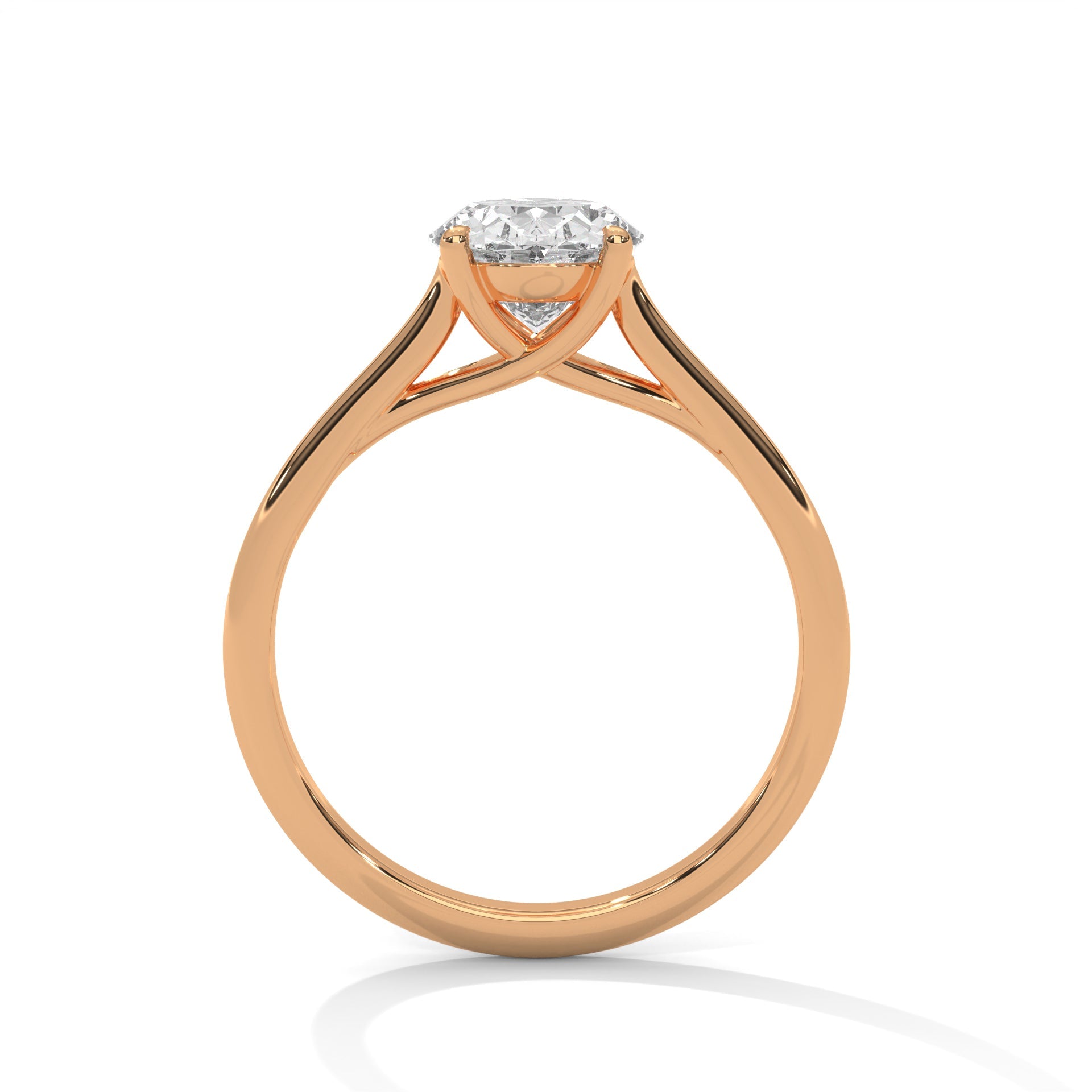 Radiance 2.0ct Oval Lab Diamond Engagement Ring | E VS1
