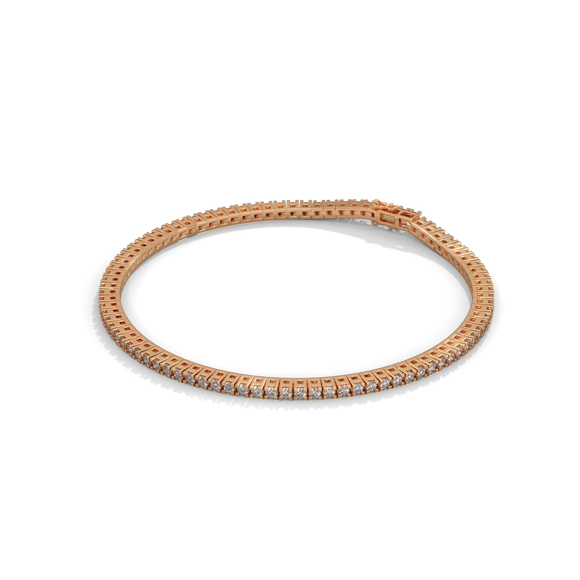 Lumière Classic Round-Cut Lab-Grown Diamond Tennis Bracelet | 2.18 CTW