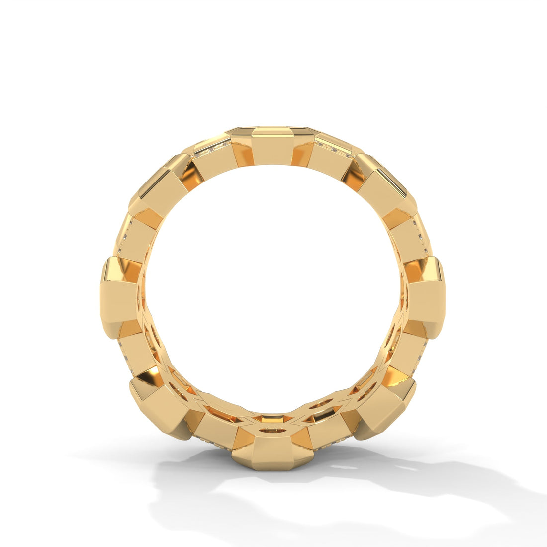 HexaGlow 2.69 CTW Lab-Grown Diamond Honeycomb Band