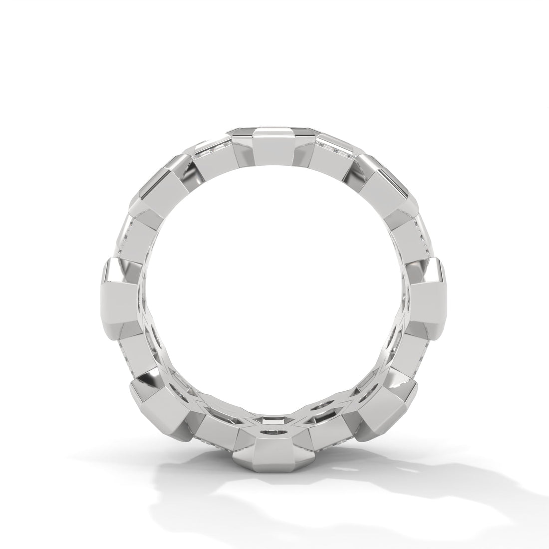 HexaGlow 2.69 CTW Lab-Grown Diamond Honeycomb Band