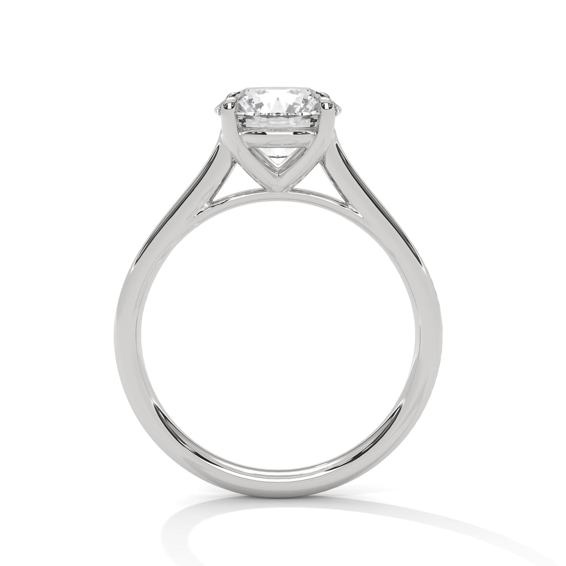 Elegant Brilliance 1 CT Lab Grown Diamond Round-Cut Solitaire Ring