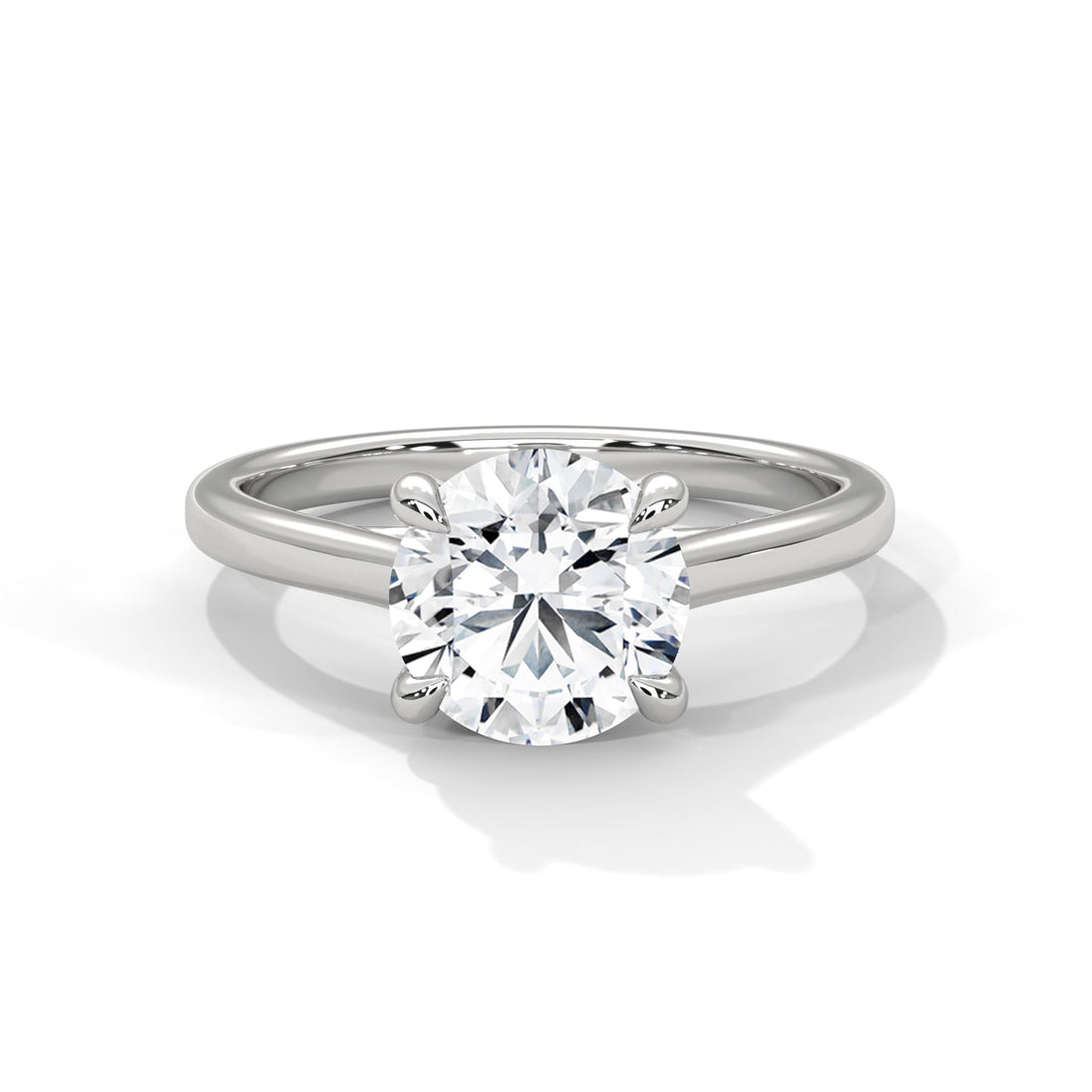 Luminous Grace 1 CT Round Lab-Grown Diamond Ring | E VS1
