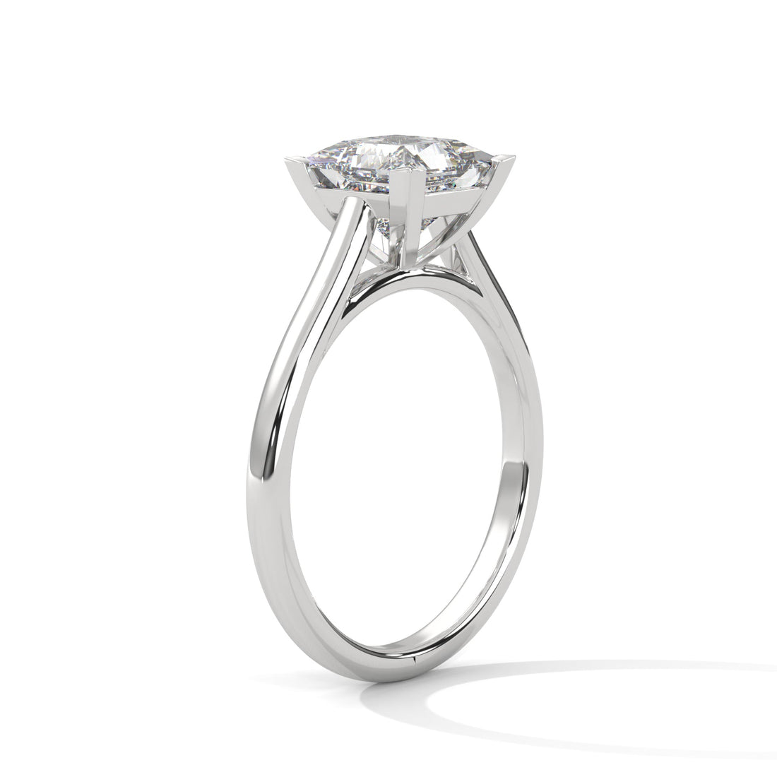 Timeless Elegance 1.5 CT Princess-Cut Lab Grown Diamond Solitaire Ring | F-VS1