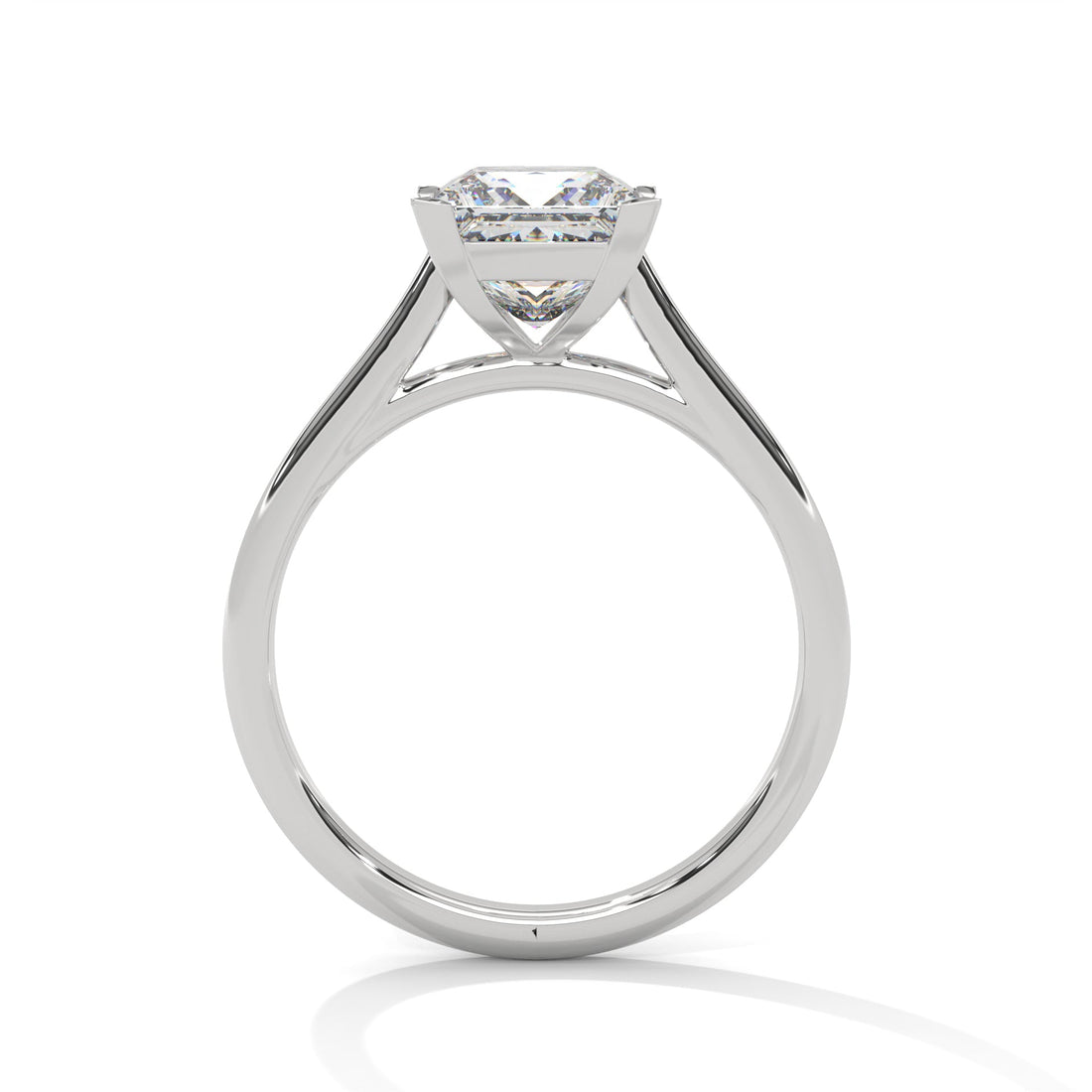 Timeless Elegance 1.5 CT Princess-Cut Lab Grown Diamond Solitaire Ring | F-VS1